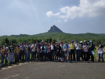 在墾丁苗圃與大尖山合照