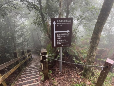 不同登山口的交會點(新竹林區管理處提供)