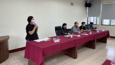 苗栗地方檢察署主任觀護人岳瑞霞宣導反賄選(攝影新竹林區管理處涂嘉灝)
