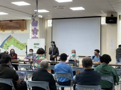 新竹林區管理處處長為說明會開場致詞(新竹林區管理處提供)