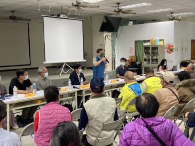 林務局新竹處烏來工作站111年林農說明會-新竹處副處長劉忠憲說明林業政策(新竹林區管理處提供)