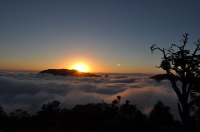 大雪山國家森林遊樂區雲海夕陽