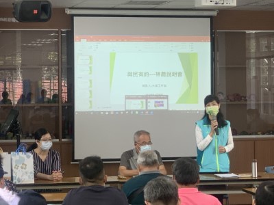 本(9)日由新竹林區管理處處長率同仁與「林農有約」(新竹林區管理處提供)