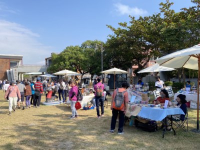 今(10)日及17日在東石自然生態園區都有綠色森活市集，歡迎民眾一起來鰲鼓歡慶