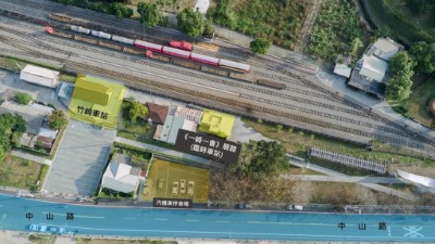 竹崎車站影像展「一崎．一會」位置圖