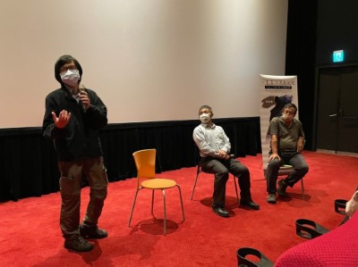20230104黑熊紀錄片放映_與談人姜博仁博士(左)與王穎教授(右)