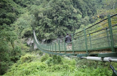 全新完工的龍吟吊橋(雪羊拍攝)