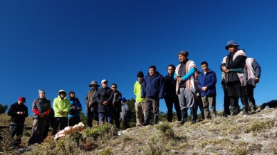 花蓮林區管理處8日邀請萬榮鄉布農族人、太魯閣族人及南投林區管理處共同辦理七彩湖生態保護及原住民族資源共管活動，宣示與原住民族共同合作推動環境及生態保育的決心。