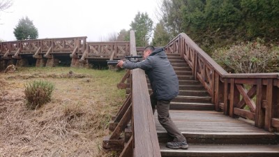 花季期間嘉義林管處安排巡護隊成員執行友善驅離勤務