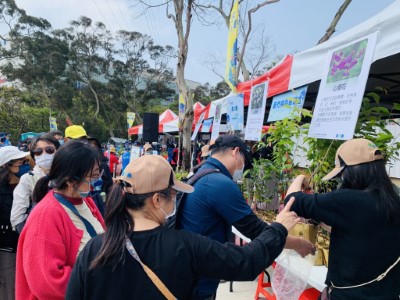 新竹林管處贈送1,000株原生植物讓到埸民眾帶回家種植