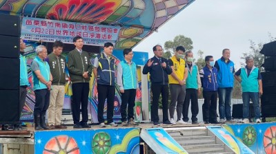 立法委員陳超明委員至竹南海口場給予大家支持鼓勵。