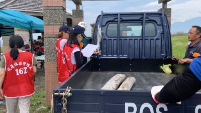 漂流木撿拾狀況演習