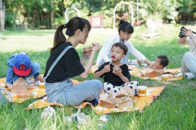 走讀二峰圳_親子開心野餐