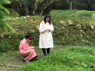 在森林療癒基地透過五感觀察及感受身邊植物的奧妙