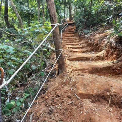 火炎山山徑改道現況照片(照片由苗栗縣火炎山登山協會提供)