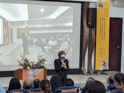 內政部國家公園署副署長陳貞蓉致詞