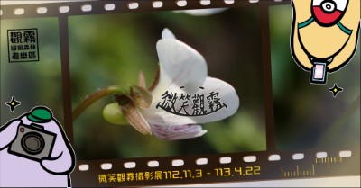 微笑觀霧攝影展活動海報（森之形自然教育團隊設計）