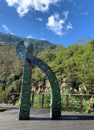象徵生生不息的內洞國家森林遊樂區意象(林業保育署新竹分署提供)