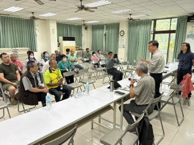 新竹分署回應里長反映林農關心的議題（林業保育署新竹分署提供）