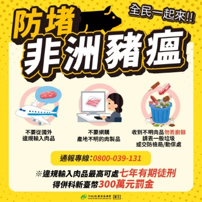 防堵非洲豬瘟