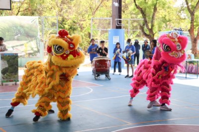 圖1活動開場-杉林國小學生表演祥獅獻瑞
