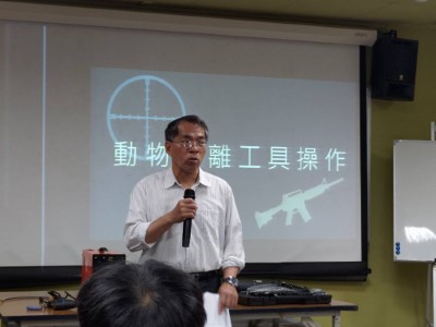 蕭分署長到場為同仁勉勵打氣