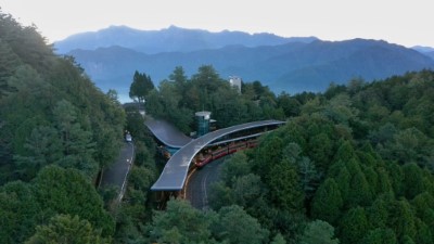 清晨祝山車站-阿里山國家森林遊樂區新地標