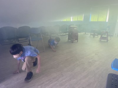 煙霧逃生練習