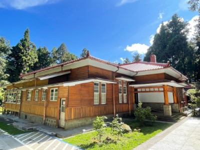 縣定古蹟阿里山貴賓館整修工程全景