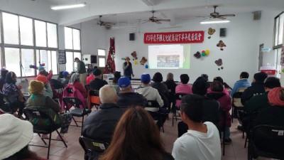 針對野生動物危害防治、講師亦說明林業保育署推動之獼猴電圍網補助措施(五峰鄉場次)。(林業保育署新竹分署提供)