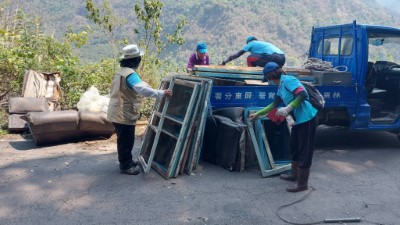 廢棄物清理過程