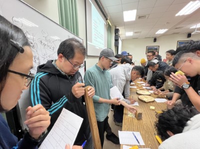 林業保育署臺中分署為了解學員學習成效，於課程結束後進行測驗
