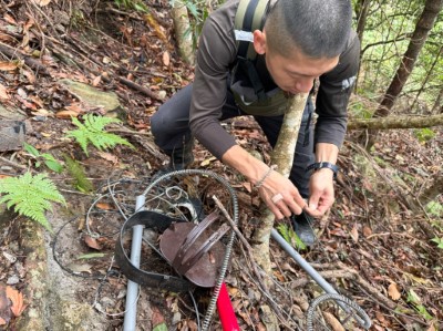 不明獵具清除作業