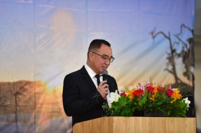 惠來大雪山尹敬倫總經理致詞