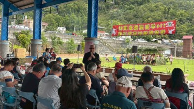 林業保育署臺東分署分署長吳昌祐到場見證與致詞
