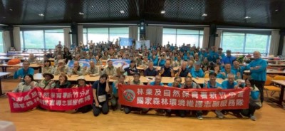 新竹分署志工團隊合影（林業保育署新竹分署提供）