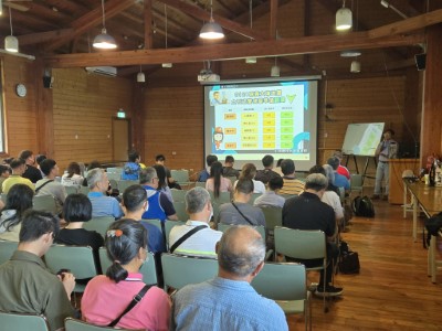 成功大學防災研究中心陳俞旭組長講授汛期防災及震災防救重點