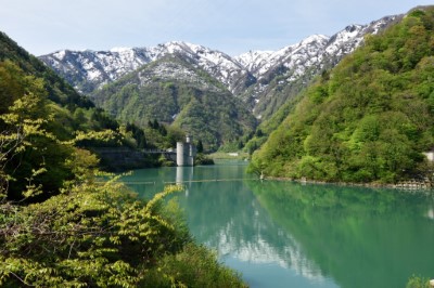黑部峽谷水庫(黑部峽谷鐵道株式會社提供)