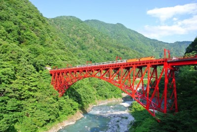 黑部峽谷鐵道美景(黑部峽谷鐵道株式會社提供)