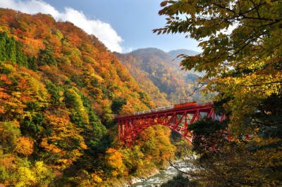 黑部峽谷鐵道美景(黑部峽谷鐵道株式會社提供)