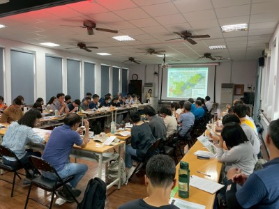 平台會議有公私部門夥伴參與，針對「苗栗地區的關鍵節點」提出多項具體改善建議，建議將竹苗東側的淺山丘陵地區正式納入「國土生態綠網」的保育軸帶(林業保育署新竹分署提供)