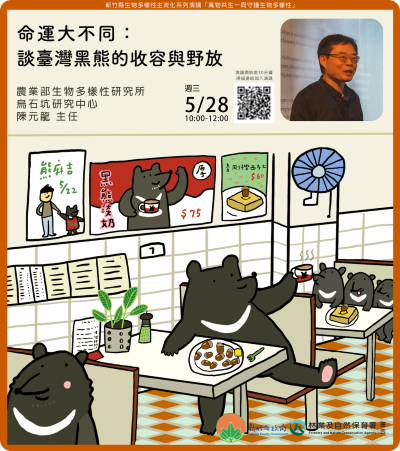 命運大不同談臺灣黑熊的收容與野放