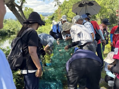 現場操作使用長城籠移除外來種