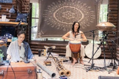 圖7、森林音樂家透過樂器、人聲展現療癒的森林之韻(林業保育署新竹分署提供)