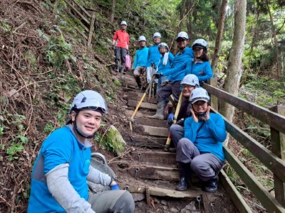 圖片1新竹分署環境維護志工平時施作照(林業保育署新竹分署提供)