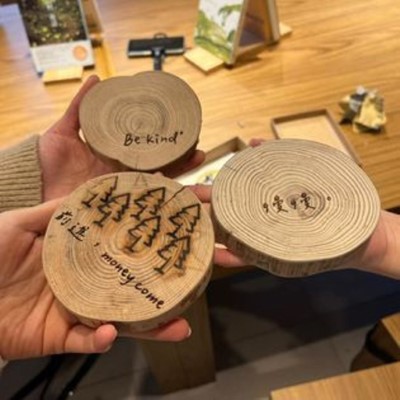 圖三、用森林素材創作獨一無二的小物，把大自然祝福帶回家(林業保育署新竹分署提供)