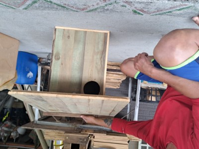 泰雅傳統狩獵協會飛鼠復育巢箱