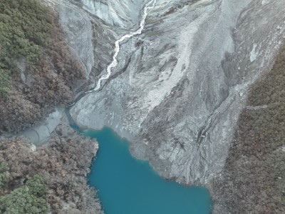 114年10月16日空拍堰塞湖