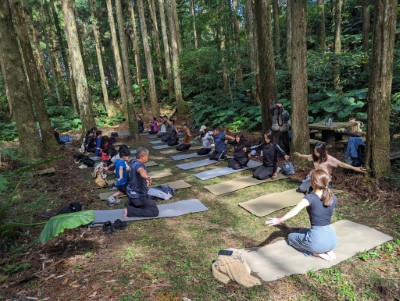 圖四.森林瑜珈(東眼山自然教育中心提供)