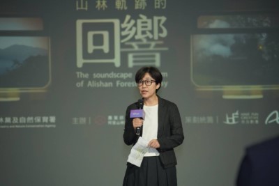 合方創意股份有限公司賴淑君總經理說明「聲音地景採集研究計畫」